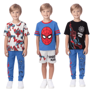 C. Set de Ropa Infantil de 5 Piezas con Short y Jogger para Niño
