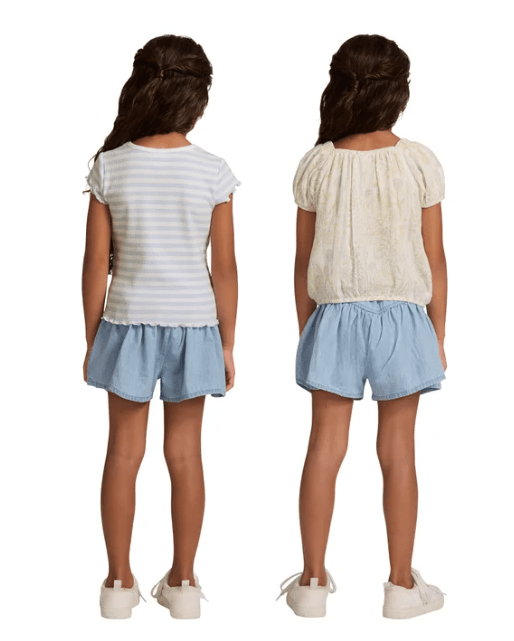 C. Conjunto Calvin Klein de 3 Piezas con Falda-Short para Niña - Imagen 10
