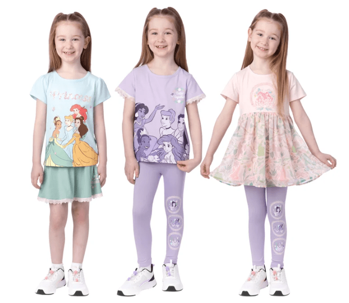 C. Set de Ropa Infantil Disney de 5 Piezas con Falda y Legging - Imagen 6