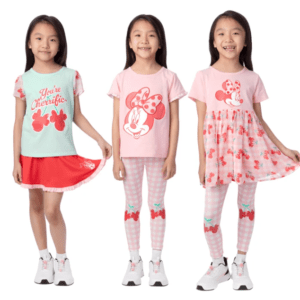 C. Set de Ropa Infantil Disney de 5 Piezas con Falda y Legging