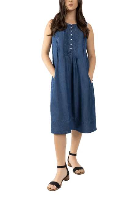 C. Vestido Casual de Tencel Premium Coldwater Creek para Mujer - Imagen 4