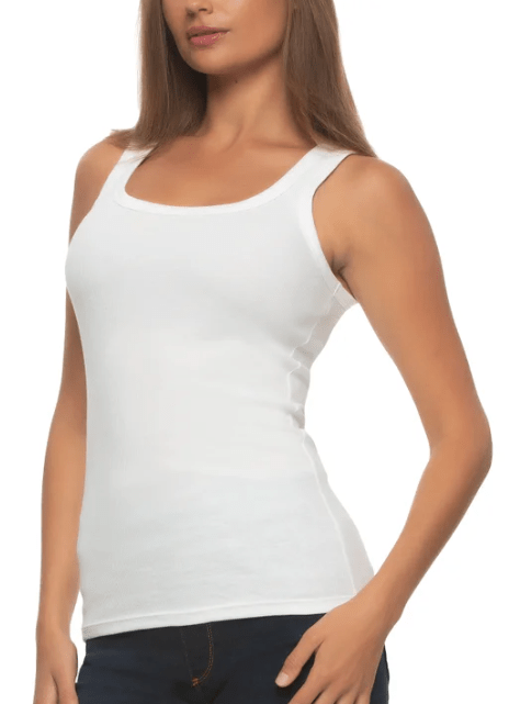 C. Set de 3 Blusas de Tirantes Acanaladas Felina para Mujer - Imagen 2