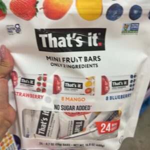 C. Barritas de Fruta Natural "That's It" Mini (24 pzas)