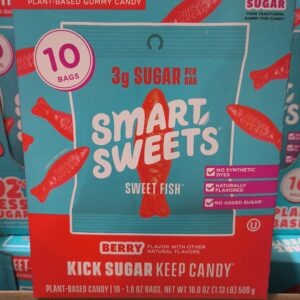 C. Gomitas Saludables SmartSweets Sweet Fish (10 bolsitas)