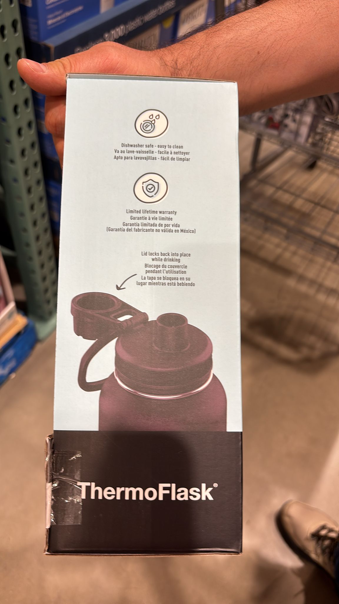 C. Set de 2 Termos ThermoFlask Compatibles con Portavasos (32 oz / 946 ml) - Imagen 3