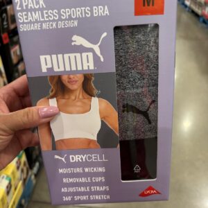 C. Set de 2 Tops Deportivos Sin Costuras PUMA para Mujer