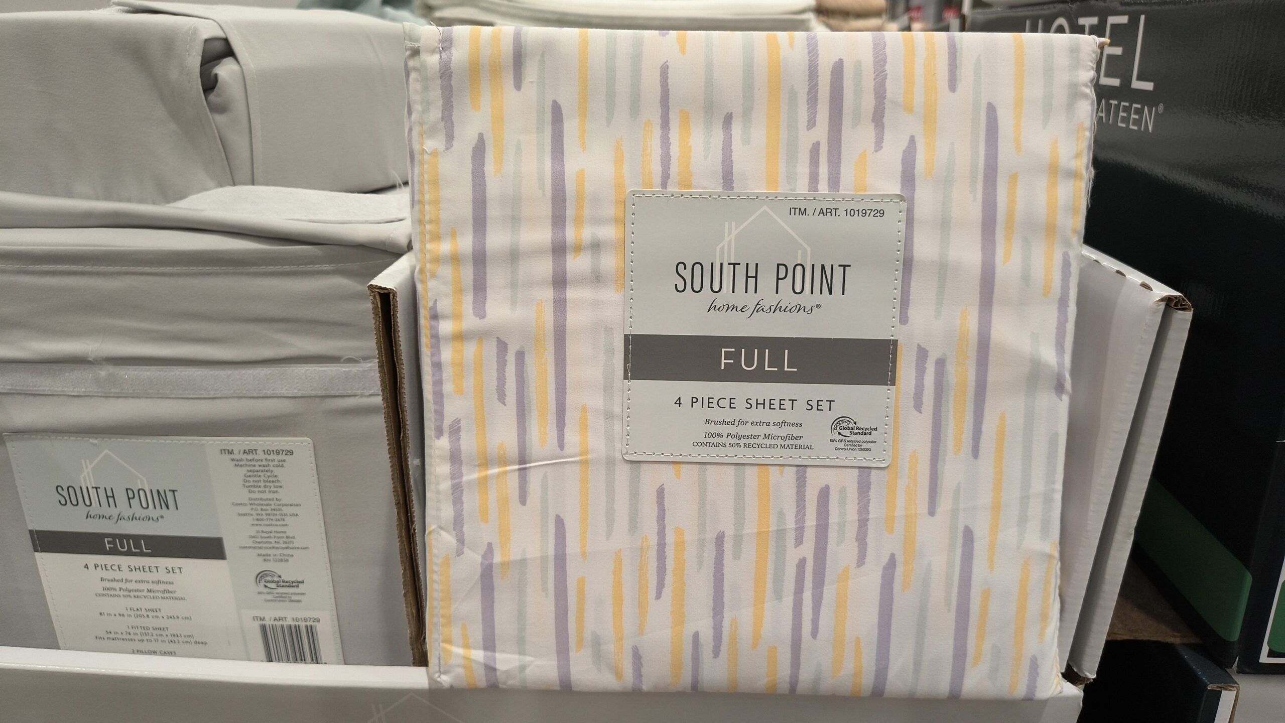 C. Juego de Sábanas de Microfibra de 4 Piezas South Point Home Fashions - Imagen 2