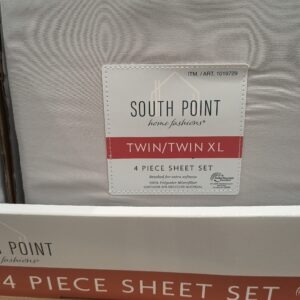 C. Juego de Sábanas de Microfibra de 4 Piezas South Point Home Fashions