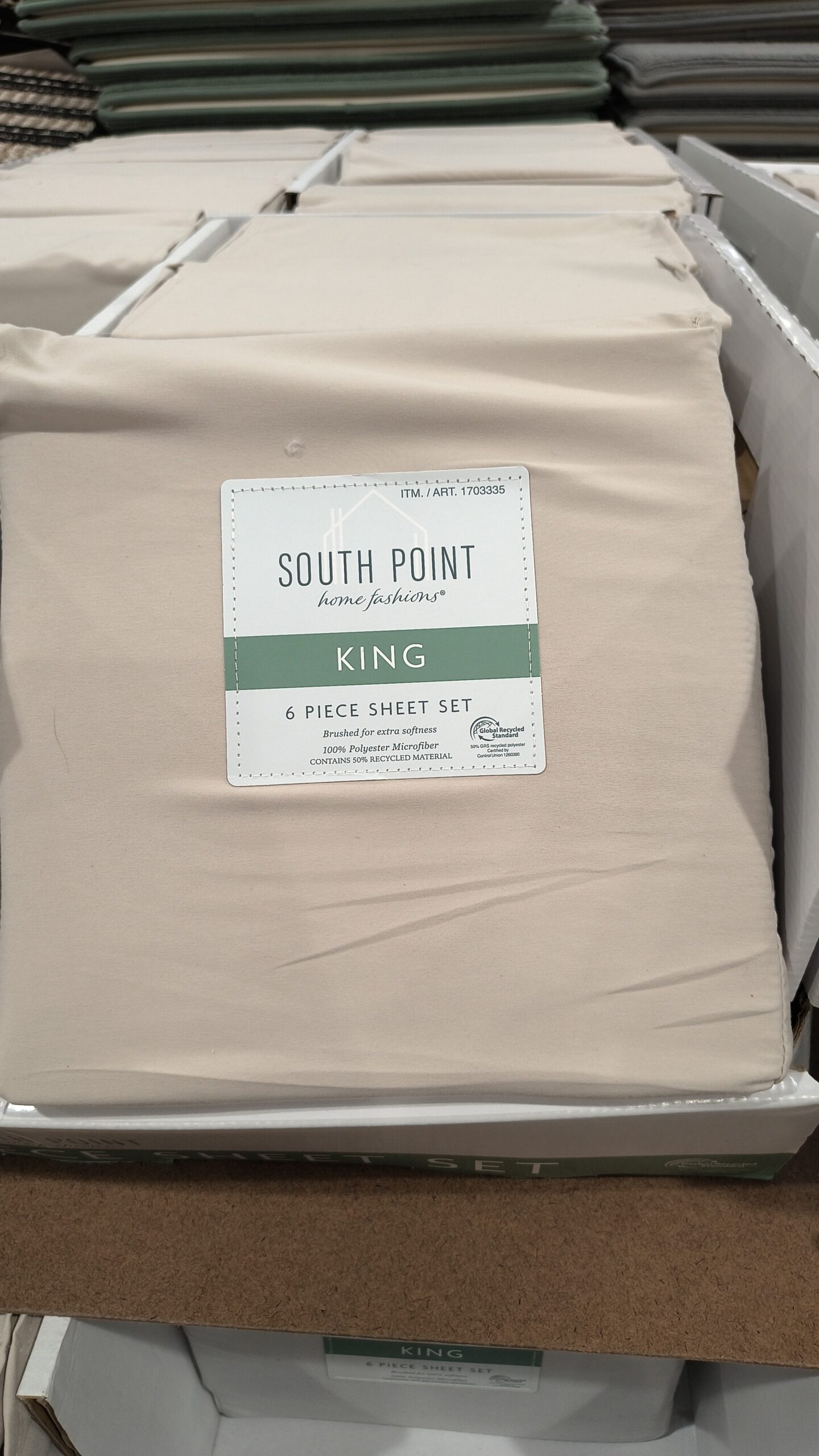 C. Juego de Sábanas de Microfibra de 6 Piezas South Point Home Fashions | Tamaño Queen $700 | Tamaño King $860 - Imagen 7