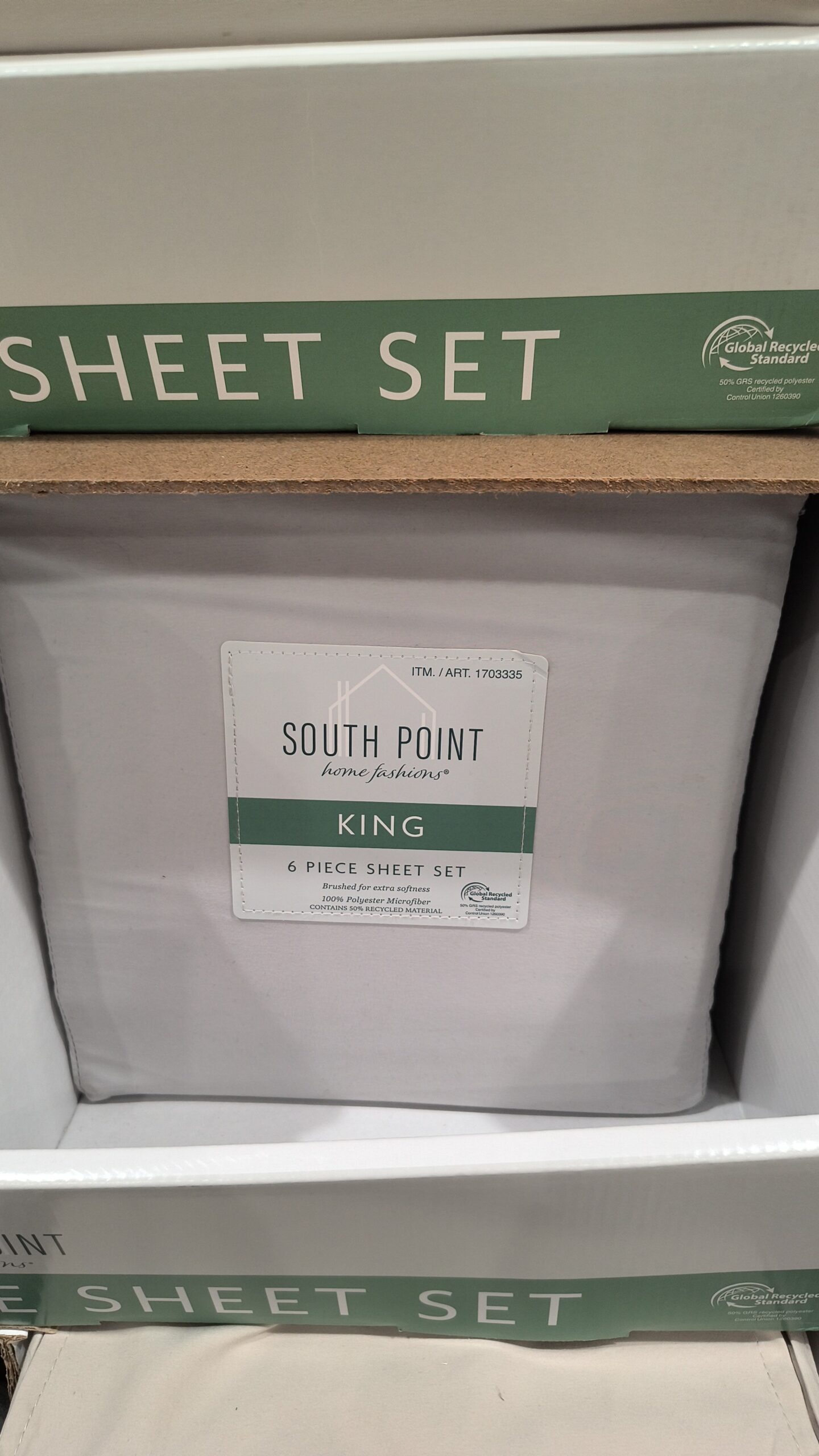 C. Juego de Sábanas de Microfibra de 6 Piezas South Point Home Fashions | Tamaño Queen $700 | Tamaño King $860 - Imagen 6