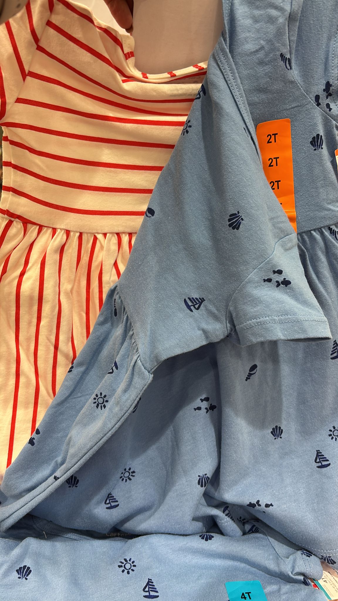 C. Set de 2 Vestidos de Algodón Carter's para Niña - Imagen 4