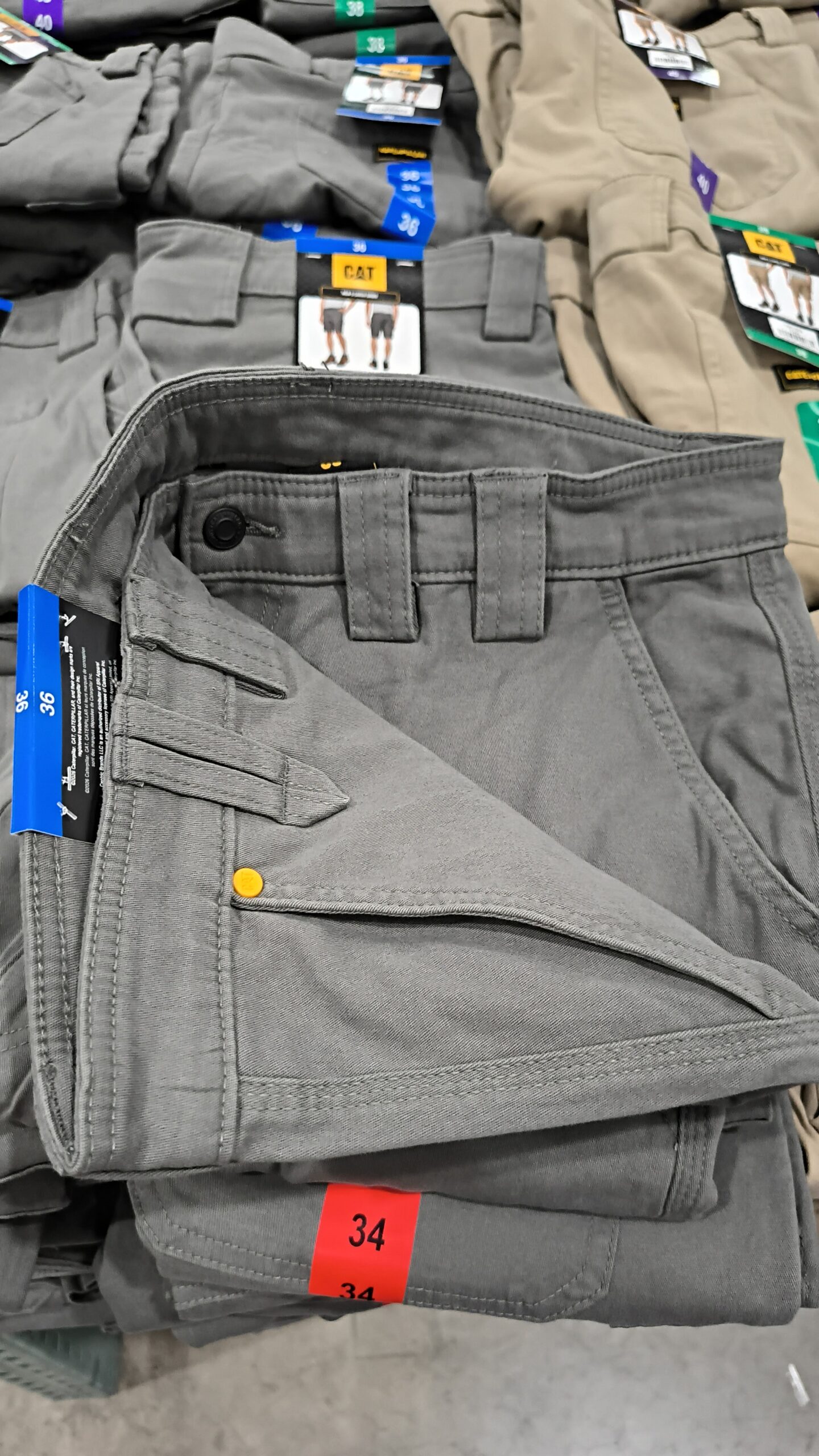 C. Short Tipo Cargo de Trabajo Pesado CAT para Hombre - Imagen 7