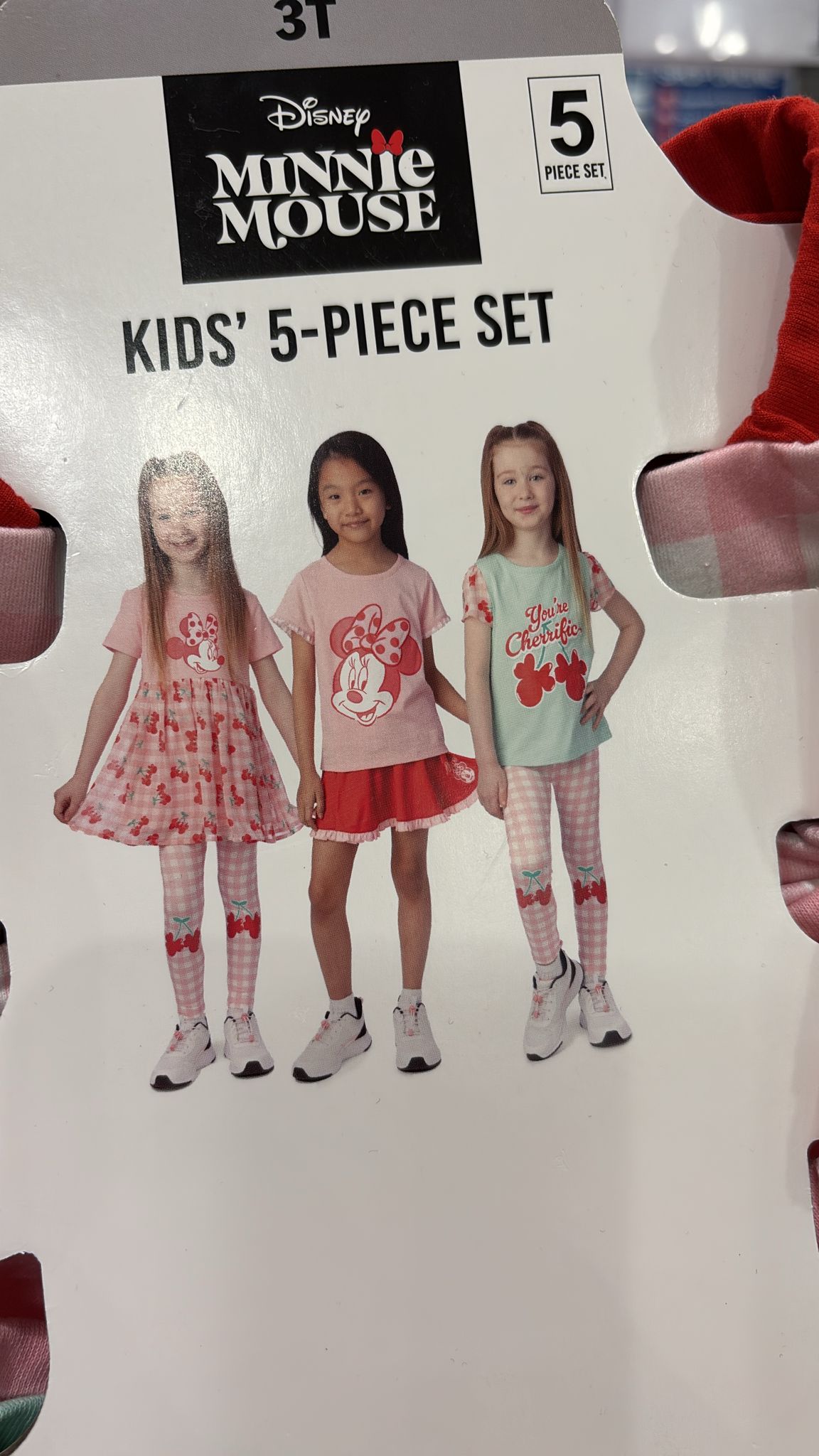 C. Set de Ropa Infantil Disney de 5 Piezas con Falda y Legging - Imagen 8