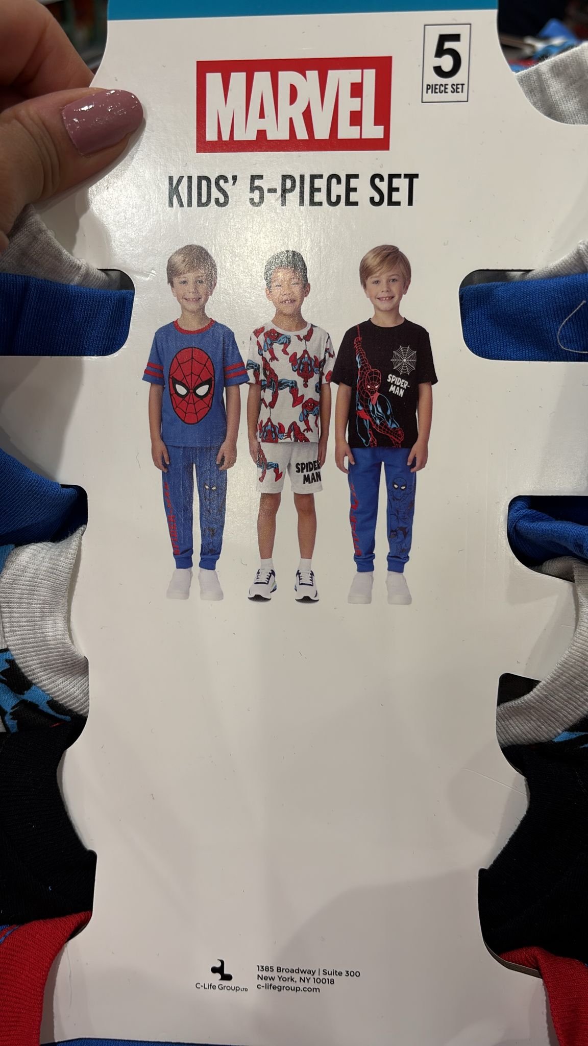 C. Set de Ropa Infantil de 5 Piezas con Short y Jogger para Niño - Imagen 2