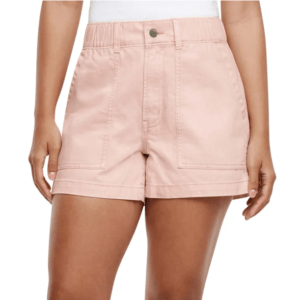 C. Short de Sarga de Tiro Alto GAP para Mujer