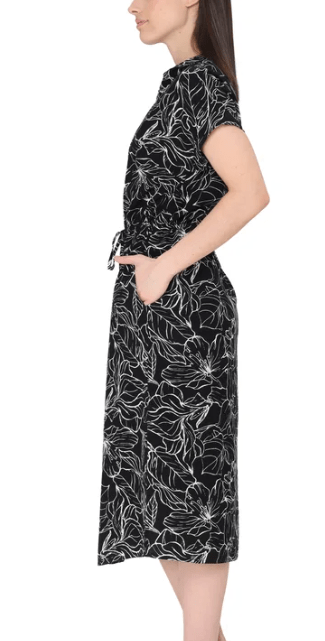 C. Vestido Midi con Botones de Diseñador Jewel Badgley Mischka - Imagen 4