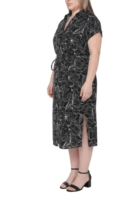 C. Vestido Midi con Botones de Diseñador Jewel Badgley Mischka - Imagen 3