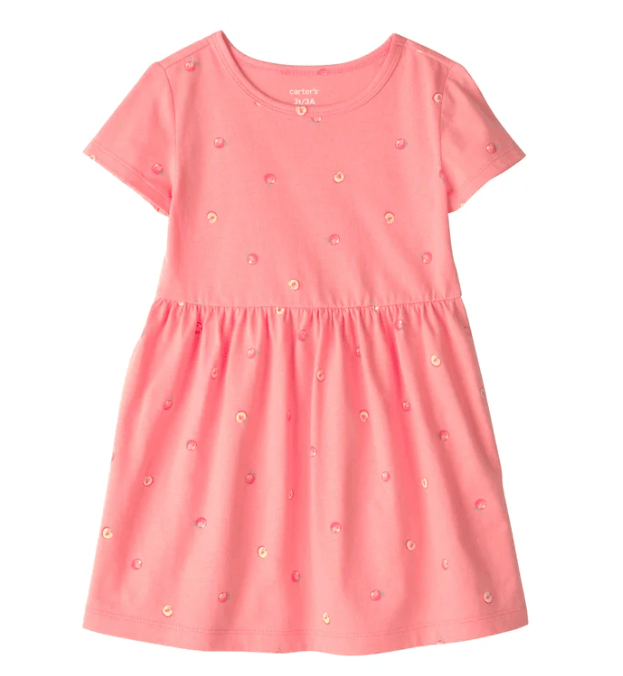 C. Set de 2 Vestidos de Algodón Carter's para Niña - Imagen 6