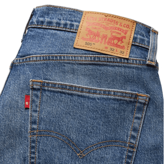 Pantalón de Mezclilla Original Levi's 505 Regular Fit para Hombre - Imagen 2