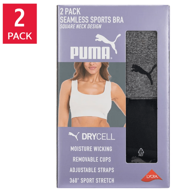C. Set de 2 Tops Deportivos Sin Costuras PUMA para Mujer - Imagen 8